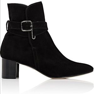 Manolo Blahnik black booties - size 37